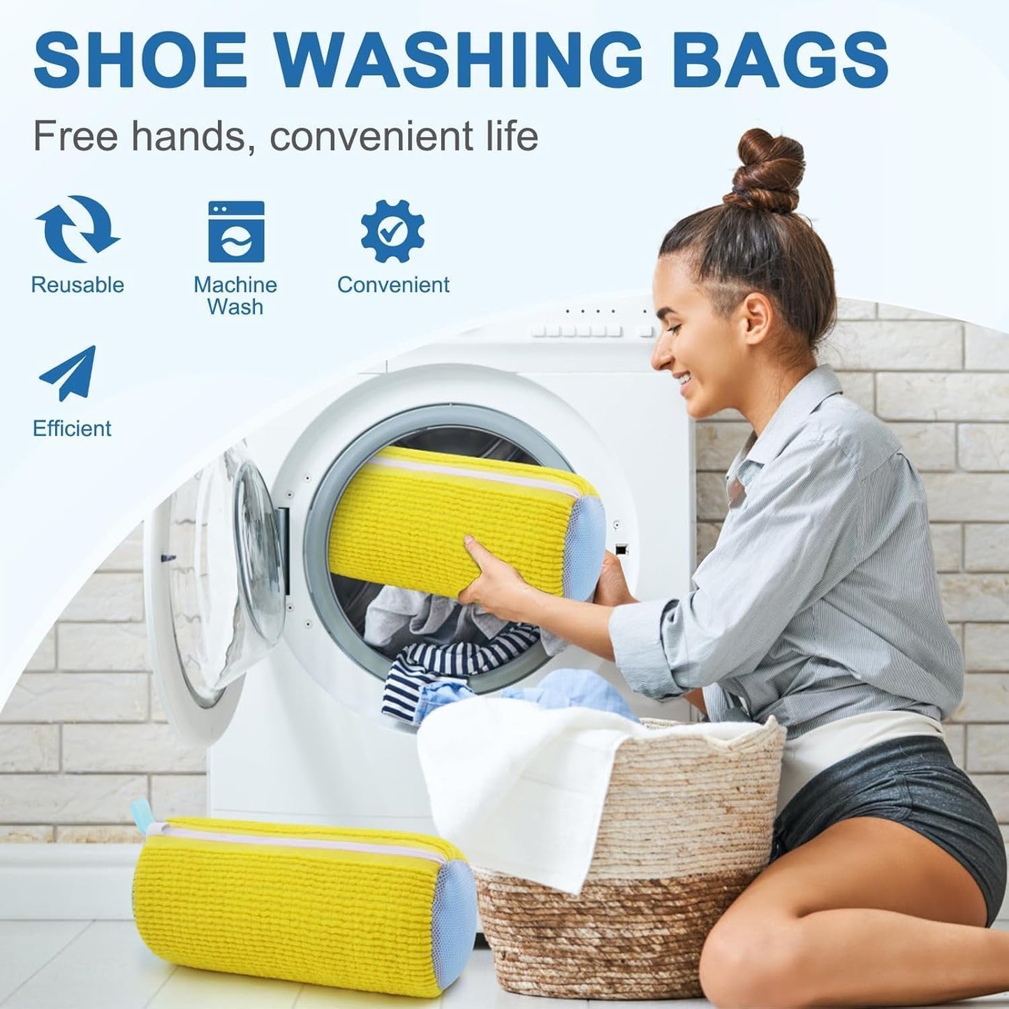 Shoe Washing Machine Bag for Sneakers