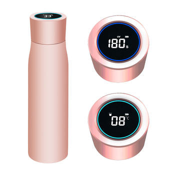 Water Bottle Electronic UV-C Water Purifier Self Cleaning Stainless Steel Insulated