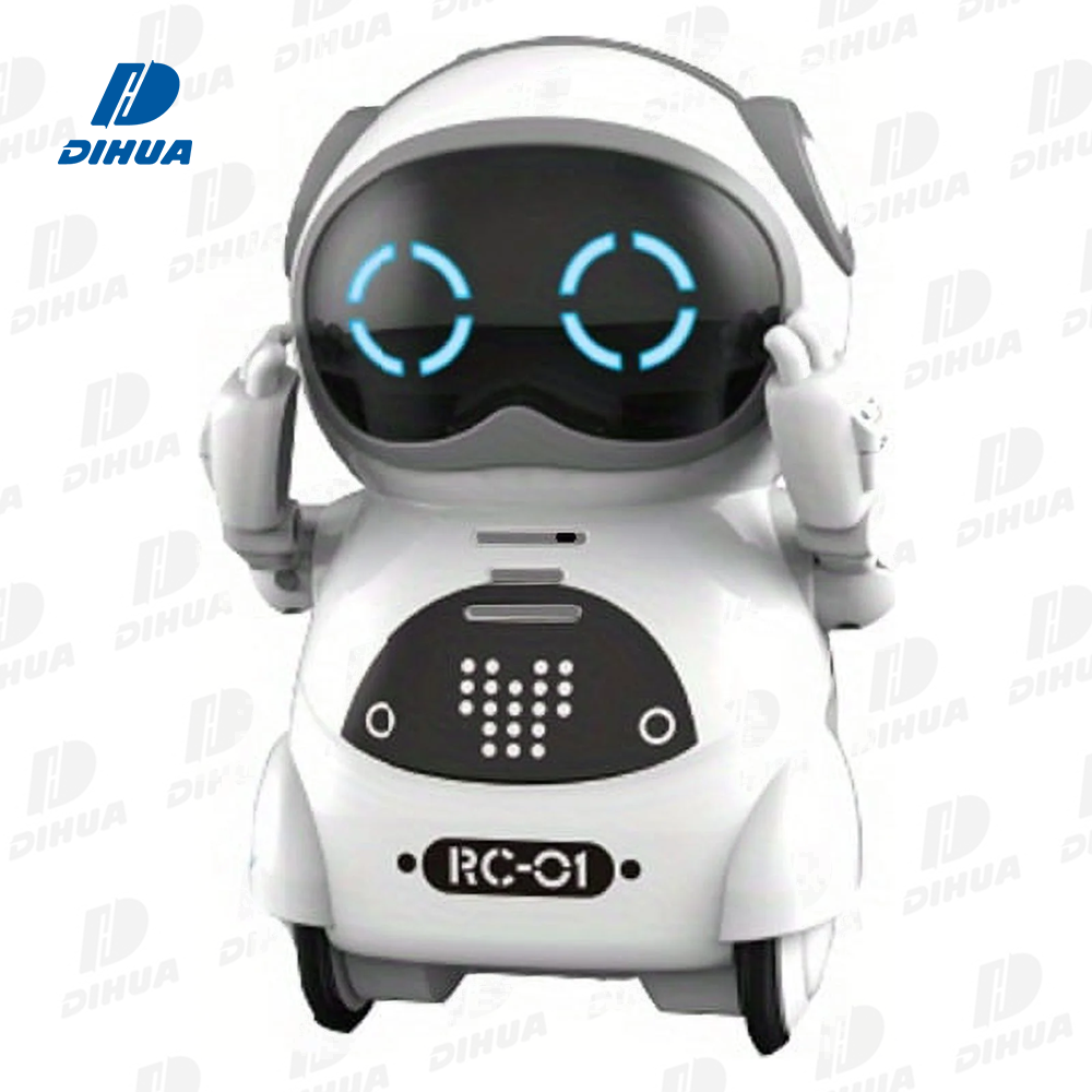 Mini Pocket Robot Toy with Lights Music Talking Dancing Storytelling Interactive Battery Operated Smart Companion for Kids